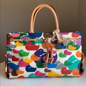 Dooney and Bourke Vintage Multicolored Duck Purse